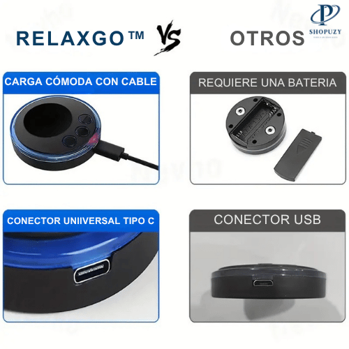RELAXGO™ EJERCITADOR Y MASAJEADOR PORTÁTIL