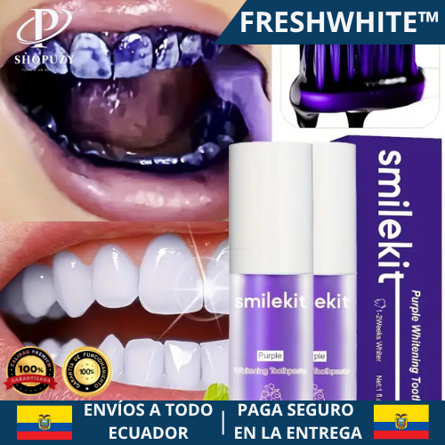 FRESHWHITE™ BLANQUEADOR DENTAL 100 GRS