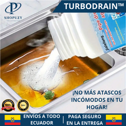 TURBODRAIN™ POLVO DESTAPA CAÑERIAS Y TUBERIAS