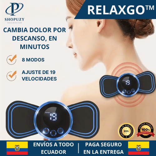 RELAXGO™ EJERCITADOR Y MASAJEADOR PORTÁTIL